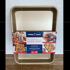 NEW Nordic Ware Quarter Sheet Pans set of 4